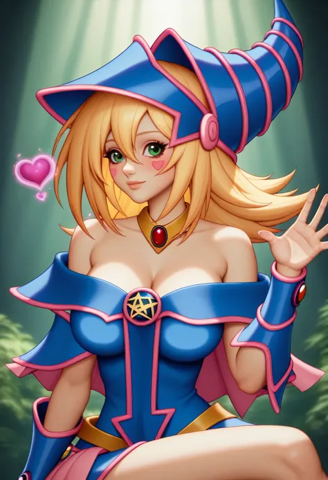 dark magician girl nsfw, glass cover, upper body, side shot, alternate color, masterpiece, detailed illustration, lifelike, pixi...