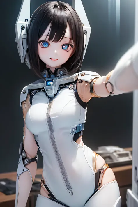 (SFW:2), photorealistic, realistic photo, 8k, ((highest quality)), ((masterpiece)), (extremely detailed), kukolnydom, doll, mecha musume, mechanical parts, (robot joints, bodysuit, head gear), (cowboy shot, spaceship room, mature woman, 21yo, 21_years_old,...