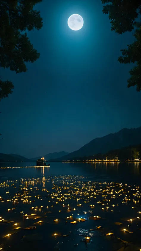 Moonlit Night　lake