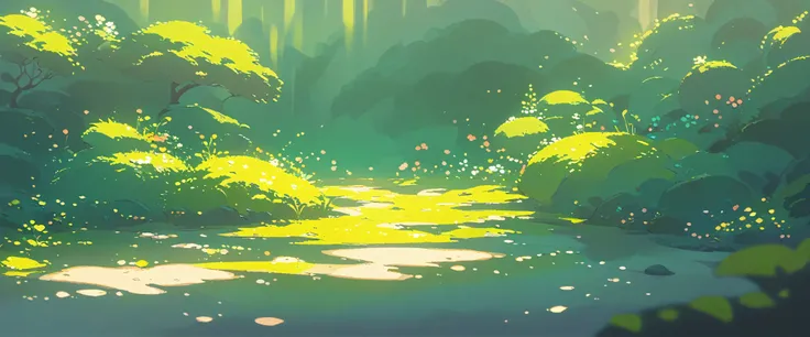 Lofi Spring Landscapes Studio ghibli inspired, No people Lofi ,Cute