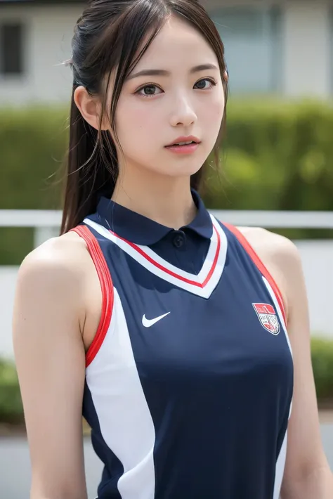 (8k, RAW Photos,Best Quality, High resolution:1.1), (超Realisticな:1.4),(Realistic, Realistic:1.3),The beauty of Japan、Rhythmic Gymnastics Club、Rhythmic Gymnastics Uniform、((Upper Body:1.3))