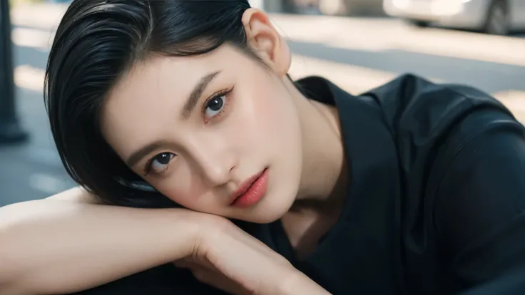 Age 35、woman、(Street Fashion), Adult atmosphere、Looking into the camera、Beauty、Model、Unapproachable atmosphere、Cool look、Critical Eyes、Intimidating、Tall、Perfect Style、High image quality、High resolution、High resolution, masterpiece, Anatomically correct, 超H...