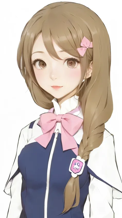 A cartoon girl with long hair and a pink bow., Nanami Chiaki from Danganronpa, Junko Enoshima&#39;s Danganronpa, Kajika Wataru, makoto shinkai, makoto, female Anime character, Sayori, Ha ha ha, Anime girl named Lucy, Anya from Spy X Family, Anime character...