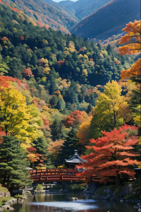 Nikko, Japan autumn scenery