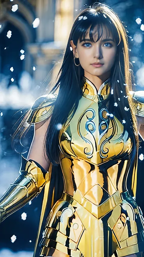 beautiful young woman,artwork. incredibly detailed and hyper-realistic. high resolution saint seiya aquarius camus,the perfect t...