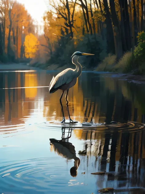 there is a bird that is standing in the water, heron, by Richard Gruelle, by Dave Melvin, by Ken Elias, water reflection!!!!!, heron prestorn, by Larry D. Alexander, by Jim Manley, by Greg Spalenka, by Jim Nelson, by Jim Murray, by Bernie D’Andrea, by Char...