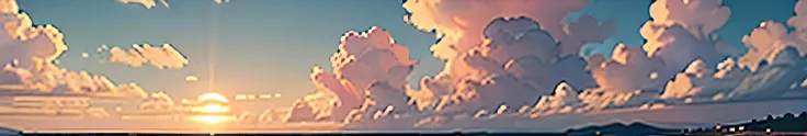 Sea, white and blue color scheme, blurred clouds in the sky, surrounding clouds, pink sky, sunset obscured by clouds, (best quality,4k,8k,highres,masterpiece:1.2),ultra-detailed,(realistic,photorealistic,photo-realistic:1.37),intricate details,highly detai...