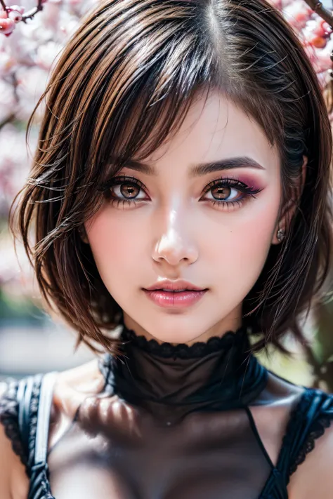 Realistic (photorealistic Realism), (high resolution), ((intricately detailed digital art)), (ultra realistic texture details: velvety skin, hair.), (professional photography, (glamour shot of girl:1.2), ((sharp focus, not blurry, Ultra resolution, absurd ...