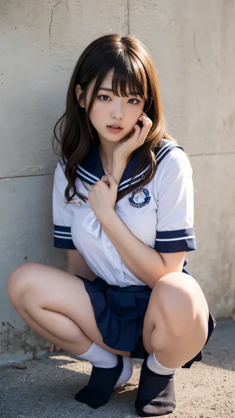 core_9,score_8_up,score_7_up,score_6_up,score_5_up,score_4_up,full body,ultra photorealistic,8k,hd,highres,extremely detailed,absurdres,photo of realistic,front view,BREAK
japanese girl,solo,16 yo,gyaru,false eyelashes,black eyes,realistic eyes,detailed sk...