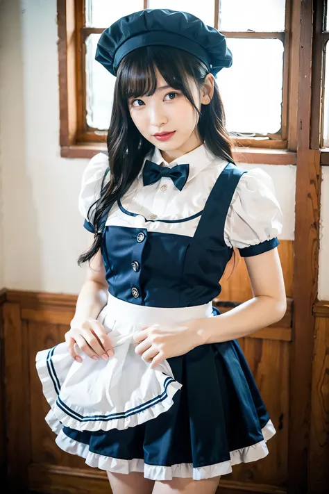 big, Bob Hair, One Girl, White skin, Model, big night view, indoor, lure, underwear, sexyなポーズ, Dressed in maid uniform, Short sleeve, Cosplay, sexy, Frills, mini skirt, Halloween Costumes, Erotic, Extreme, cute, Moe, innocent, lingerie, cute, Baby Doll, , ...