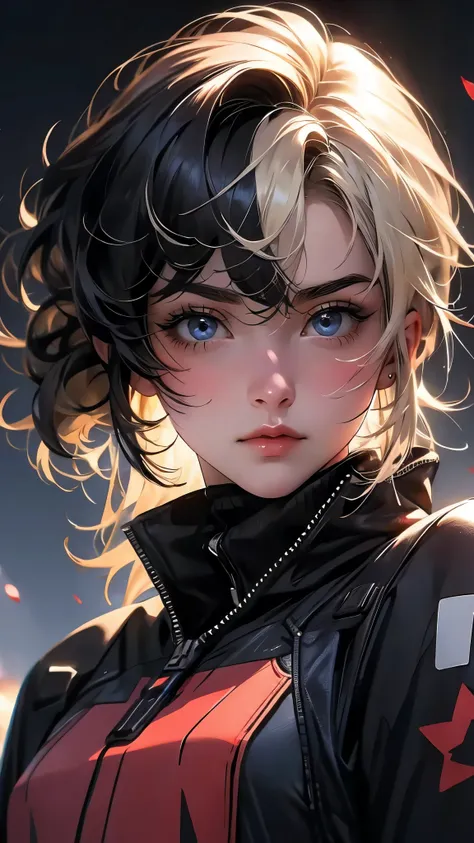 ((masterpiece)), envision a 8k, highres, cinematic, extremely beautiful semi realistic close up portrait of a beautiful girl wit...