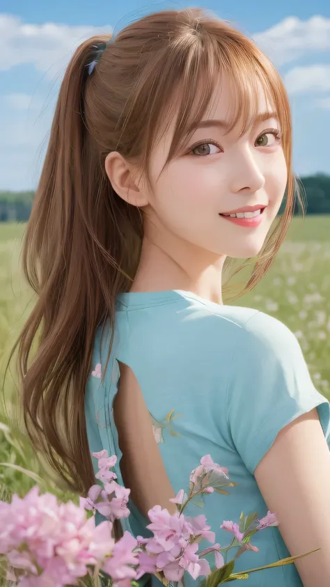 Best image quality (8k, High resolution, masterpiece: 1.2), Very detailed, Random Hairstyles, 20years woman, 

Extraordinary beautiful girl、Cute and beautiful face details、(Dealing with the Children_v1:0.008)、



 Detailed skin depiction、 Cute pose
、Layere...