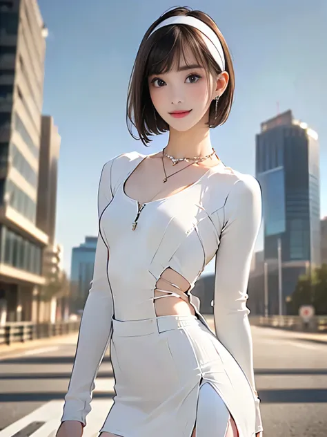 ((((Best Quality))))、(((Ultra-precision CG16K wallpaper)))、(((masterpiece)))、(((Super detailed)))、(((Extreme detail)))、((Mature 2 woman、alone:1.8))、((Very beautiful Japanese face))、((Oval Face))、((Straight short bob hair、blunt bangs:1.6))、(Shiny brown hair...