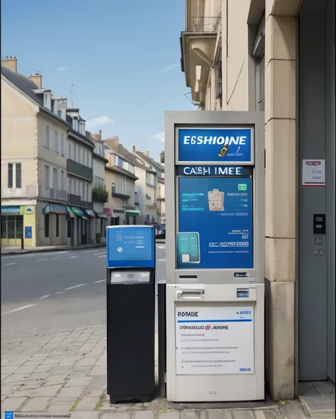 Une affiche professionnelle pour une édition, cash point au même moment 