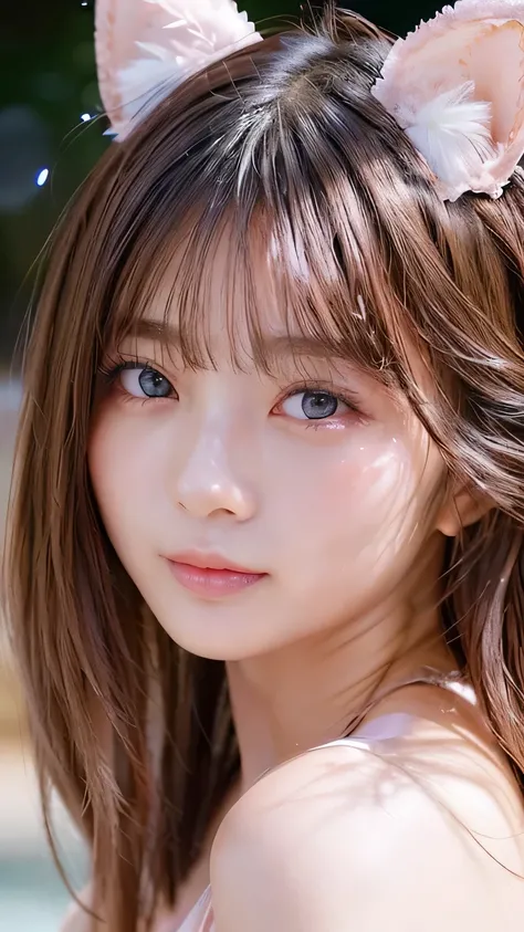 ( Masterpiece, highest quality), 98k, ((Perfect Anatomy:1.3)),Beautiful Japanese Women, Succubus,alone, 2, Small face,(Cute face:1.2), Small breasts、Larger breasts, ,Beautifully detailed round eyes, Evenly spaced eyes 1.2, Long platinum blonde hair,Random ...
