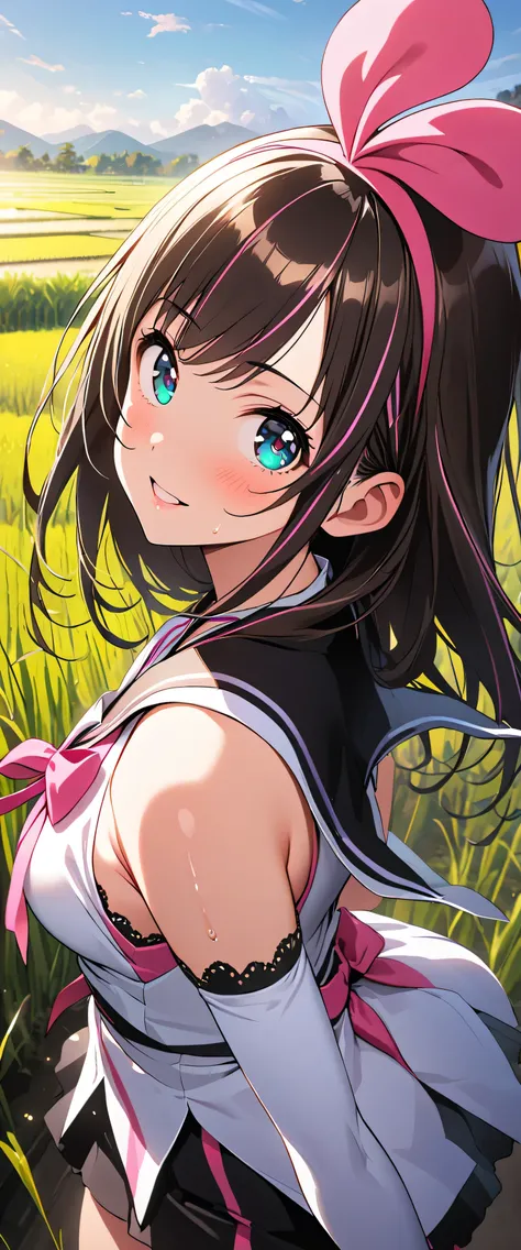 (beautiful girl: 1.3),One girl,masterpiece,Please redeem,Ultra-high resolution,Rich contrast,super high quality,8k,Highly detailed CG unit wallpaper,Texture,Very absurd,RAW Photos,Please redeem anime,Depth of written boundary 1.2,Very detailed eyes,Glowing...