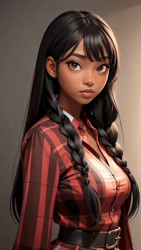 (masterpiece, best quality), deep ebony 1girl, beautiful face, freely hanging braids, red checks.https://x.com/hime_tsu/status/1841629816711479583?t=mVUEfIHH3JOigZ7LsLELTg&s=19