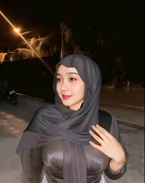 RAW photo of a 2 girl wearing hijab,((smile)), highres, high definition quality, realistic), one MalaysianIndonesian women naked, (topless, nude), plump saggy breasts, ((hijab)), (Droopiest Breast)), (realistic skin texture), POV shot, n, ( big Breast)),((...