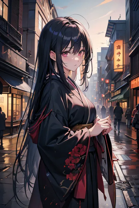 ((masterpiece, best quality, ultra-detailed, very fine 8KCG wallpapers)), japan animestyle,anime,japanese,1girl, Alone,darkHero, down town, Scythe,Blood splatter,Evil spirits,skull,Exorcism,mask, Temple at night,perfect hands, --with 3:4 -- in 6.1