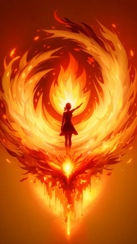 inflammation、The background is light colored、fire、fire、Burning vigorously、大fire災、fire事、大fire災、My heart is burning