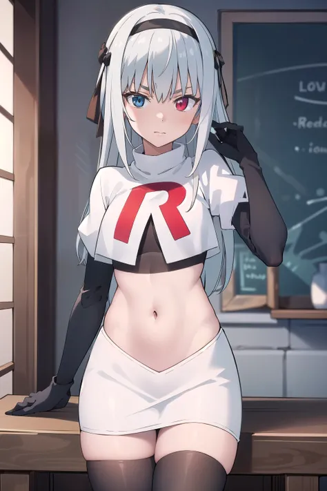(masterpiece:1.2), Best Quality,((((High resolution)))), unity 8k wallpaper, (shape:0.8), (Highly detailed face), Perfect lighting, (((Extremely detailed CG))),(((1girl))),bangs,black Hairbands,blue eyes,Eyebrows visible through hair,Hair between the eyes,...