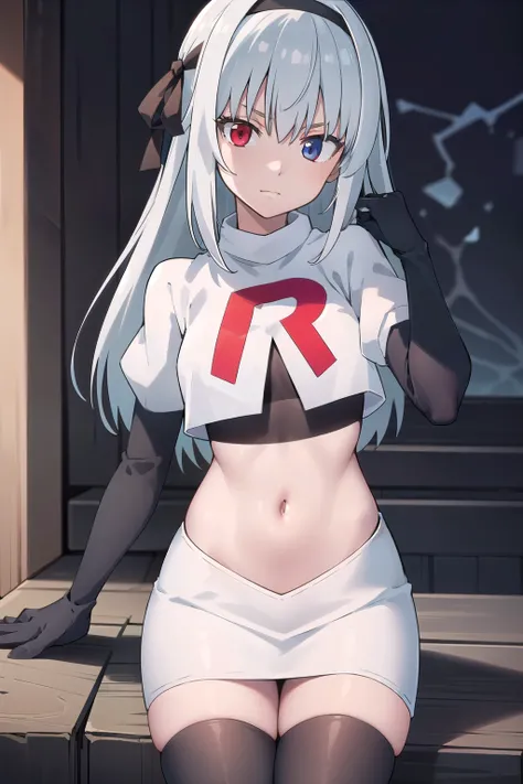 (masterpiece:1.2), Best Quality,((((High resolution)))), unity 8k wallpaper, (shape:0.8), (Highly detailed face), Perfect lighting, (((Extremely detailed CG))),(((1girl))),bangs,black Hairbands,blue eyes,Eyebrows visible through hair,Hair between the eyes,...
