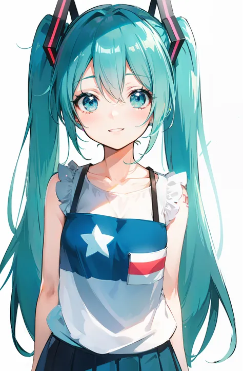 Big breasted Hatsune Miku，smile