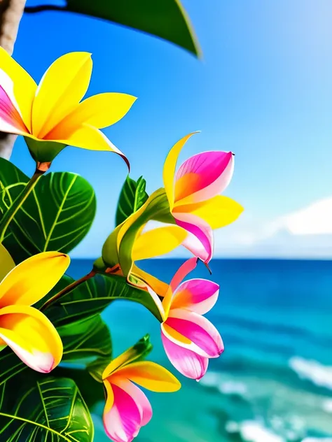 there are many flowers that are blooming on the tree, blooming tropical flowers, plumeria, beautiful tropical flowers, tropical flowers, tropical flower plants, incredibly beautiful, large exotic flowers, beautiful gorgeous, beautiful flower, kauai springt...