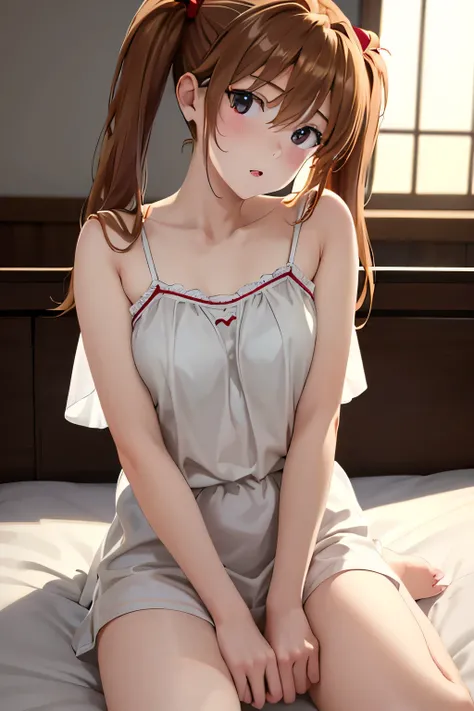 (( Junior high school girl))、Shiny reddish brown hair, (Beautiful blue eyes、Shining eyes fine grain)、、超fine grain、High quality face, Very fine grain,Cowboy Shot, girl, Like, evening, Tsundere,
((Best Quality, 8k, masterpiece: 1.3)),
Beauty, Hide your f...