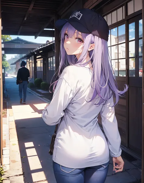 (Close-up:1.3),Realistic,Best Quality, Super detailed, High-quality CG rendering, The most delicate and beautiful, Floating gently, High resolution, (1 girl), (Best Quality,4K,8k,masterpiece:1.2), (Light purple hair:1.5),(Pretty long hair:1.5),Red eyes,(Pu...