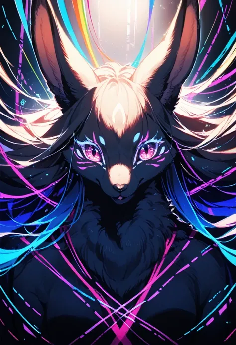 score_9, score_8_up, score_7_up, score_6_up, score_5_up, score_4_up, source_anime, best quality, amazing quality, very aesthetic, absurdres, 1 female, (furry, kemono:1.3), rabbit, beautiful face, detailed face, detailed eye, perfect anatomy, Create a silho...