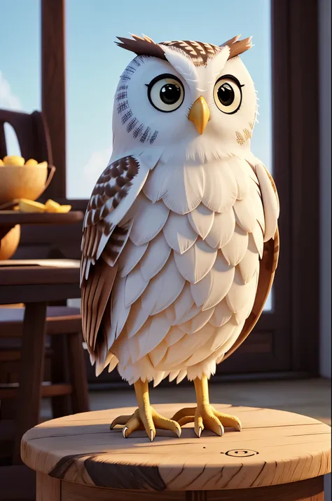 beautiful and delicate owl