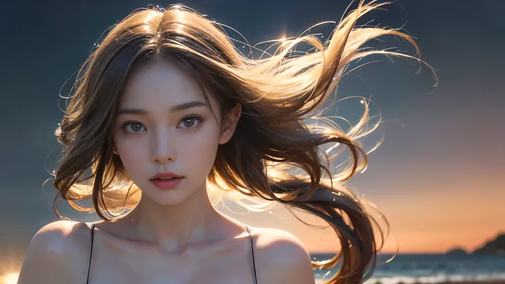 bloom, (lens flare), (8k, RAW, professional, best quality, masterpiece:1.2), (realistic,photorealistic:1.37), ultra-detailed, (25mm portrait wide angle), (anamorphic lens), ((long exposure)), (highest detailed skin:1.2), (highest detailed face:1.2), cinema...