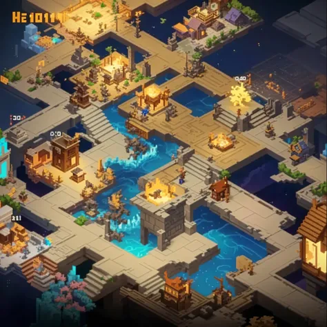 一张带有大地图和小镇的screenshots, Isometric 2 d game art, Isometric games art, Isometric games, Incredible isometric screenshots, DOFUS, Isometric view. Game Role Playing, screenshots, screenshots, Isometric games asset, Fortress Games, Isometric pixel art, Isometri...