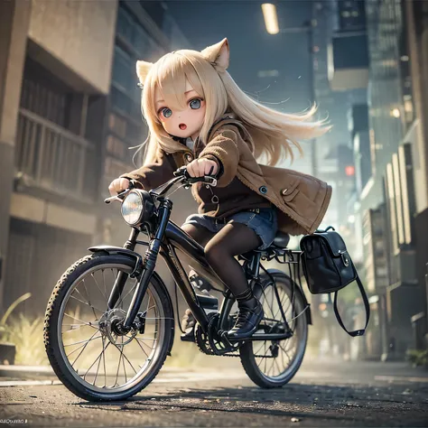 
Armin Girls Chibi Bicycle Rider