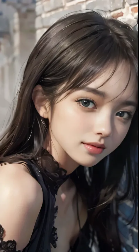 (ultra-realistic realism)、(illustratio)、(A high resolution)、(8k)、(The is very detailed)、(Best Illustration)、(Beautifully detailed eyes)、(top-quality)、(ultra - detailed)、(tmasterpiece)、(the wallpaper)、(A detailed face)、solo、1 girl in、looking at viewert、fine...