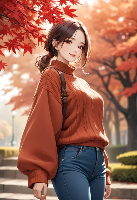 Best Quality、High resolution、Ultra HD、masterpiece、Detailed Background、(Beautiful face in every detail:1.4)、(Highly detailed face:1.2)、Detailed red eyes、Anatomically correct、Teenage beauty、Huge breasts、Perfect body line、Light color hair、Braided bob cut、pony...