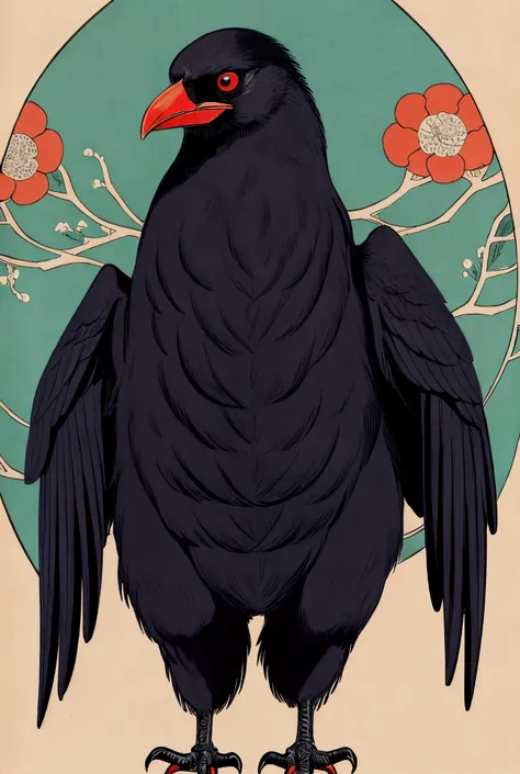 Ukiyo-e, Crow

