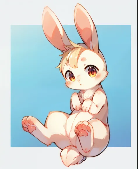 master piece kemono, solo,
furry, feral, japanese white rabbit, 
detailed body fur, white fur, cute,
rabbit paws, rabbit feet, s...