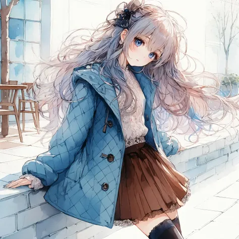 Official art using high quality hand-drawn watercolor sketch techniques. (Best Quality,4K,8k,High resolution,masterpiece:1.2),Super detailed,Beautiful detailed eyes,Girl with beautiful eyes, everyone, Beautiful Anime Girls, Cute Anime Girl, Smooth Anime Ar...