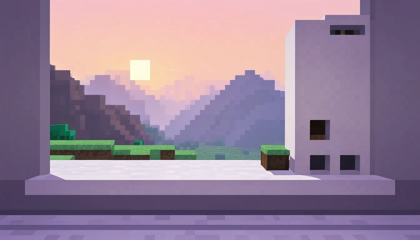 Minecraft , Lofi Cozy ,minimal ,Cute