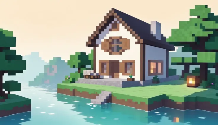 Minecraft , Lofi Cozy ,minimal ,Cute