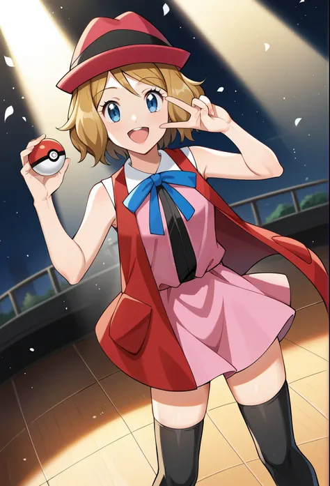 score_9, score_8_up, score_7_up, source_anime, rating_safe, break serena \(pokemon\), 1girl, blue eyes, eyelashes, short hair, b...