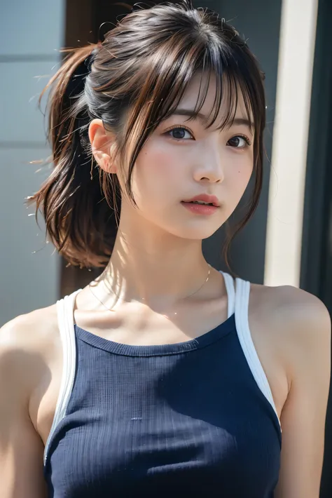 (8k, RAW Photos,Best Quality, High resolution:1.1), (超Realisticな:1.4),(Realistic, Realistic:1.3),The beauty of Japan、k-popアイドル服、Masseuse in idol clothes、((Upper Body:1.3))