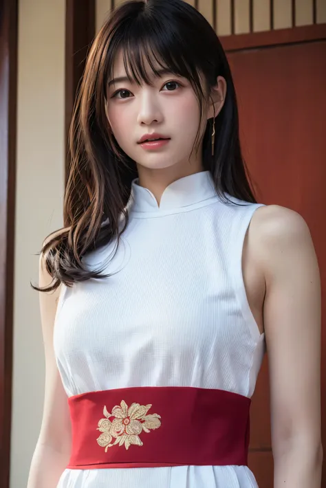 (8k, RAW Photos,Best Quality, High resolution:1.1), (超Realisticな:1.4),(Realistic, Realistic:1.3),The beauty of Japan、Chinese clothing、Chinese clothingのマッサージ師、((Upper Body:1.3))