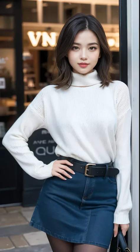 Beautiful girl standing in front of a store in a shopping mall,
(Surreal,High resolution, Very detailed:1.2), (8k), (Beautiful and beautiful eyes, Detailed face:1.2), (Best Quality), (Very detailed), (( masterpiece)),Best Quality,Very detailed,
A beautiful...