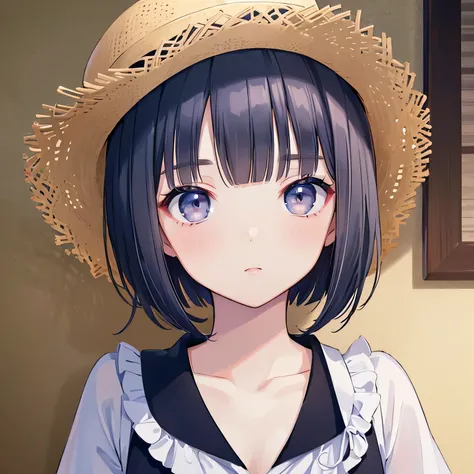 (masterpiece:1.3),(best quality:1.3),(high resolution:1.2),2 girls,Sailor suit,Silver-haired bob cut girl,Girl with black hair and ponytail,Detailed Anime,8k,medium breasts,Black Eyes,big eyes,full body,bob cut,short cut,Beautiful eyes,Young face,Baby Face...