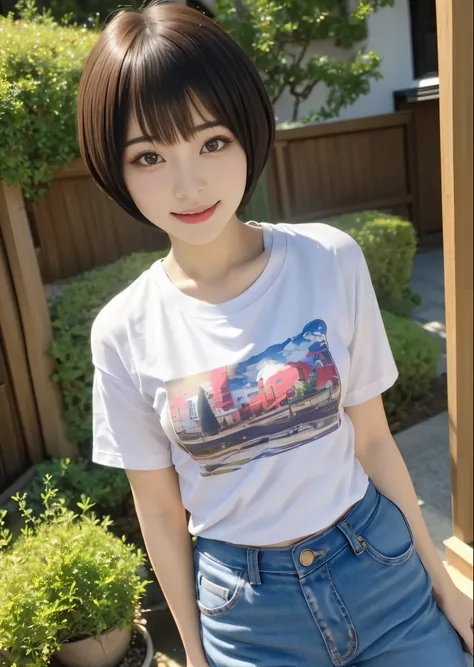 top-quality,masterpiece,Original photo,8k,Best image quality,High resolution, Japanese Idol ,Beautiful woman,Cute Japanese Girl, Beautiful woman ,Beautiful face in every detail, ,Small head, Captivating smile ,Realistic human skin, Pale skin ,Cutaway model...