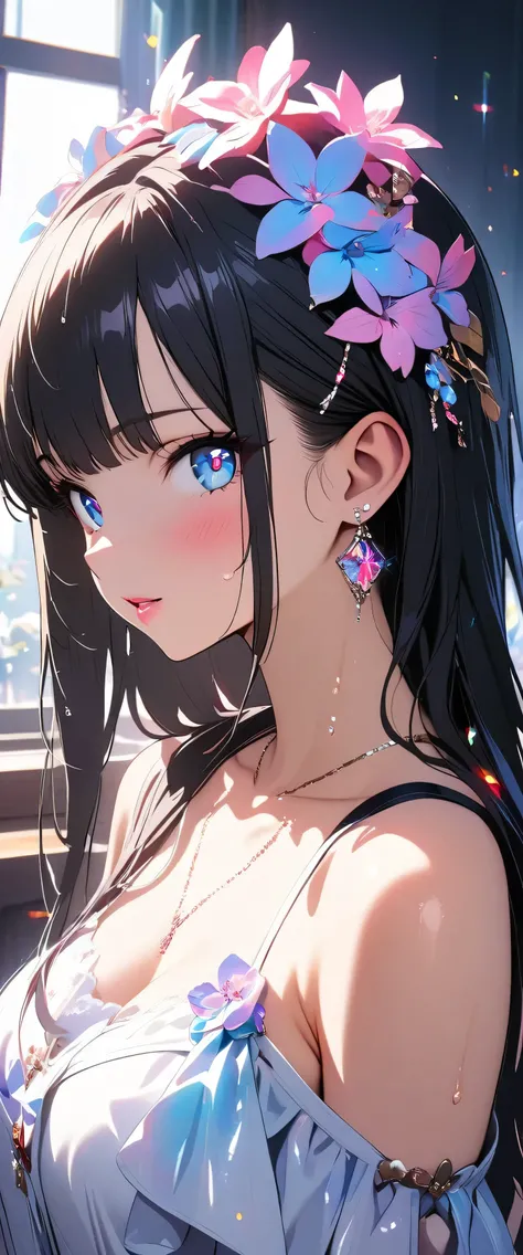 (beautiful girl: 1.3),One girl,masterpiece,Please redeem,Ultra-high resolution,Rich contrast,Very high quality,8k,Highly detailed CG unit wallpaper,Texture,So ridiculous,RAW Photos,Please redeem anime,Depth of written boundary 1.2,ultra-detailed eyes,Glowi...