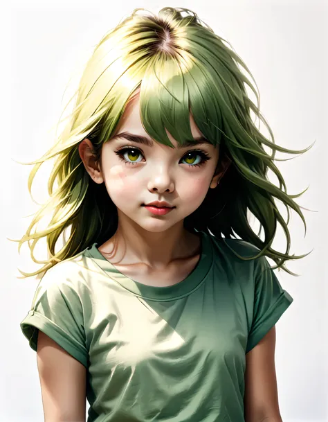 top quality, digital art, artwork, manga, (simple ballpoint pen drawing of a little cheeky girl, watch the viewer), fashionable ...